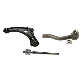 MOOG® - Front Driver Side Lower Control Arm with Ball Joint and Tie Rod End Kit