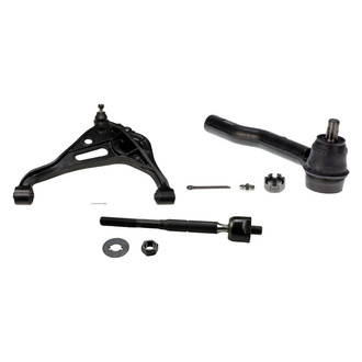 MOOG® - Front Driver Side Lower Control Arm with Ball Joint and Tie Rod End Kit
