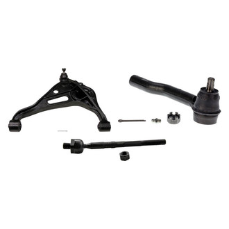 MOOG® - Front Driver Side Lower Control Arm with Ball Joint and Tie Rod End Kit