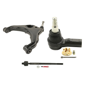 MOOG® - Front Driver Side Lower Control Arm with Ball Joint and Tie Rod End Kit