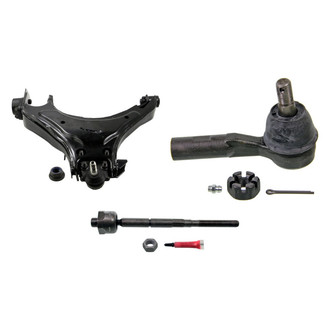 MOOG® - Front Driver Side Lower Control Arm with Ball Joint and Tie Rod End Kit