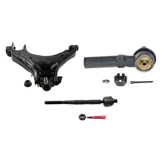 MOOG® - Front Driver Side Lower Control Arm with Ball Joint and Tie Rod End Kit