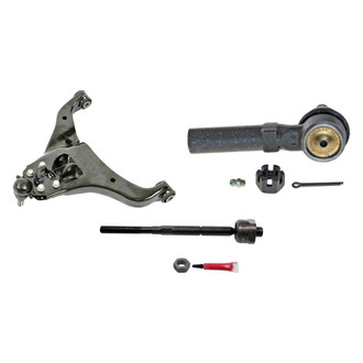 MOOG® - Front Driver Side Lower Control Arm with Ball Joint and Tie Rod End Kit