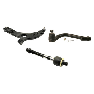 MOOG® - Front Driver Side Lower Control Arm with Ball Joint and Tie Rod End Kit