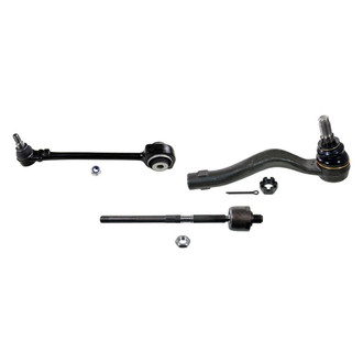 MOOG® - Front Driver Side Lower Control Arm with Ball Joint and Tie Rod End Kit