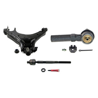MOOG® - Front Driver Side Lower Control Arm with Ball Joint and Tie Rod End Kit