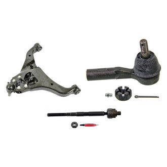 MOOG® - Front Driver Side Lower Control Arm with Ball Joint and Tie Rod End Kit