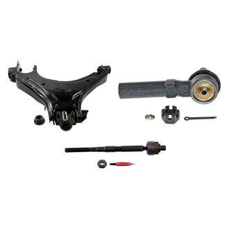 MOOG® - Front Driver Side Lower Control Arm with Ball Joint and Tie Rod End Kit