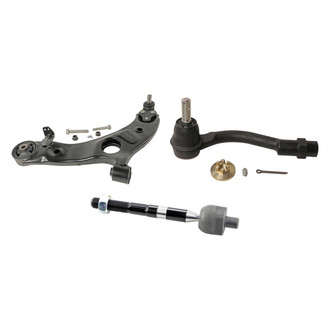 MOOG® - Front Driver Side Lower Control Arm with Ball Joint and Tie Rod End Kit