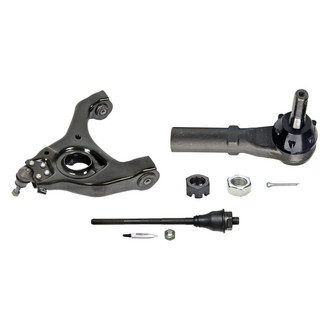 MOOG® - Front Driver Side Lower Control Arm with Ball Joint and Tie Rod End Kit