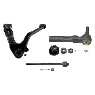 MOOG® - Front Driver Side Lower Control Arm with Ball Joint and Tie Rod End Kit