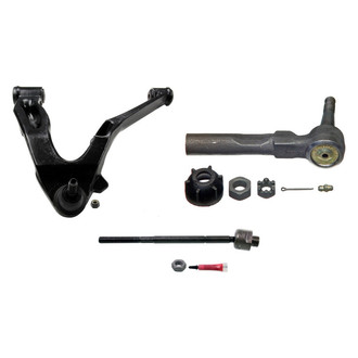 MOOG® - Front Driver Side Lower Control Arm with Ball Joint and Tie Rod End Kit