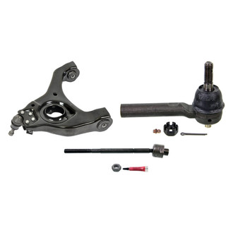 MOOG® - Front Driver Side Lower Control Arm with Ball Joint and Tie Rod End Kit