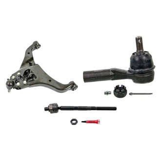 MOOG® - Front Driver Side Lower Control Arm with Ball Joint and Tie Rod End Kit