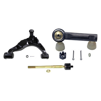 MOOG® - Front Driver Side Lower Control Arm with Ball Joint and Tie Rod End Kit