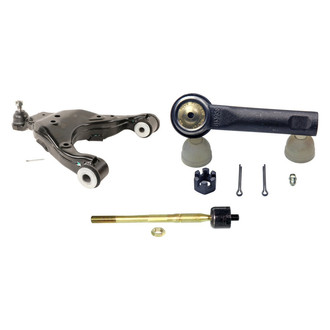 MOOG® - Front Driver Side Lower Control Arm with Ball Joint and Tie Rod End Kit