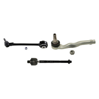 MOOG® - Front Driver Side Lower Control Arm with Ball Joint and Tie Rod End Kit