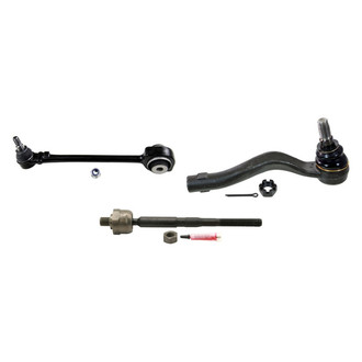 MOOG® - Front Driver Side Lower Control Arm with Ball Joint and Tie Rod End Kit