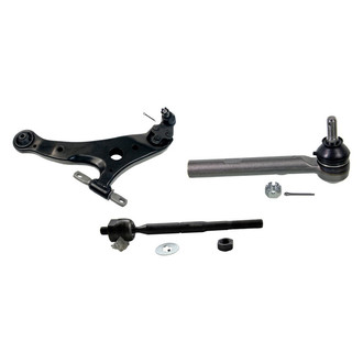 MOOG® - Front Driver Side Lower Control Arm with Ball Joint and Tie Rod End Kit