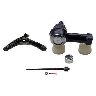 MOOG® - Front Driver Side Lower Control Arm with Ball Joint and Tie Rod End Kit