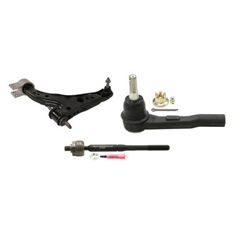 MOOG® - Front Driver Side Lower Control Arm with Ball Joint and Tie Rod End Kit