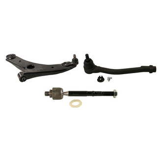 MOOG® - Front Driver Side Lower Control Arm with Ball Joint and Tie Rod End Kit
