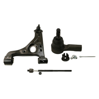 MOOG® - Front Driver Side Lower Control Arm with Ball Joint and Tie Rod End Kit