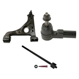 MOOG® - Front Driver Side Lower Control Arm with Ball Joint and Tie Rod End Kit