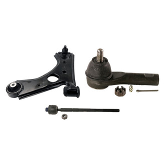 MOOG® - Front Driver Side Lower Control Arm with Ball Joint and Tie Rod End Kit