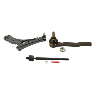 MOOG® - Front Driver Side Lower Control Arm with Ball Joint and Tie Rod End Kit