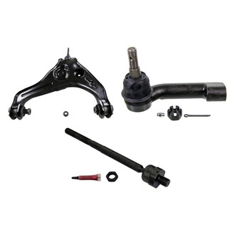 MOOG® - Front Driver Side Lower Control Arm with Ball Joint and Tie Rod End Kit