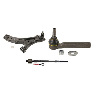 MOOG® - Front Driver Side Lower Control Arm with Ball Joint and Tie Rod End Kit