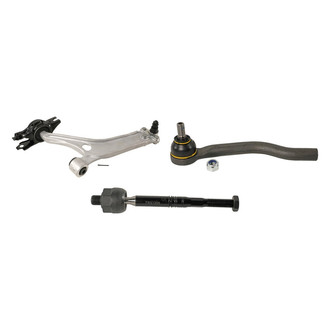 MOOG® - Front Driver Side Lower Control Arm with Ball Joint and Tie Rod End Kit