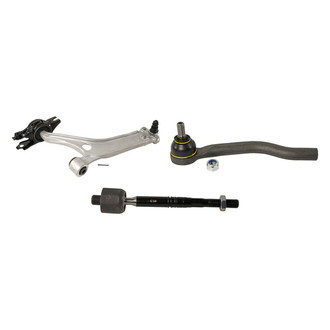 MOOG® - Front Driver Side Lower Control Arm with Ball Joint and Tie Rod End Kit
