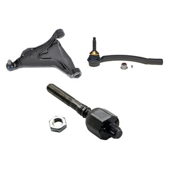 MOOG® - Front Driver Side Lower Control Arm with Ball Joint and Tie Rod End Kit
