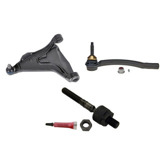 MOOG® - Front Driver Side Lower Control Arm with Ball Joint and Tie Rod End Kit