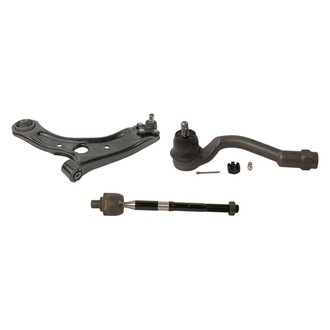 MOOG® - Front Driver Side Lower Control Arm with Ball Joint and Tie Rod End Kit