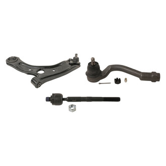 MOOG® - Front Driver Side Lower Control Arm with Ball Joint and Tie Rod End Kit