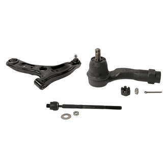 MOOG® - Front Driver Side Lower Control Arm with Ball Joint and Tie Rod End Kit