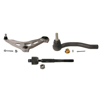 MOOG® - Front Driver Side Lower Control Arm with Ball Joint and Tie Rod End Kit