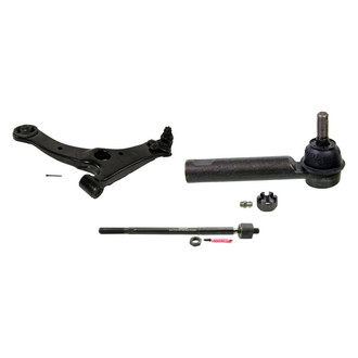 MOOG® - Front Driver Side Lower Control Arm with Ball Joint and Tie Rod End Kit