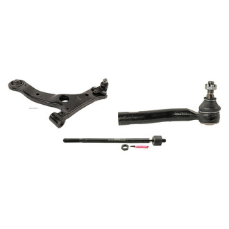 MOOG® - Front Driver Side Lower Control Arm with Ball Joint and Tie Rod End Kit
