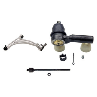 MOOG® - Front Driver Side Lower Control Arm with Ball Joint and Tie Rod End Kit