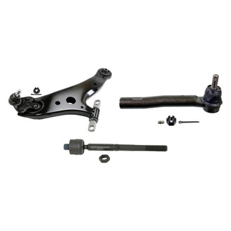 MOOG® - Front Driver Side Lower Control Arm with Ball Joint and Tie Rod End Kit