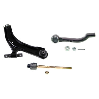 MOOG® - Front Driver Side Lower Control Arm with Ball Joint and Tie Rod End Kit