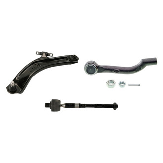 MOOG® - Front Driver Side Lower Control Arm with Ball Joint and Tie Rod End Kit