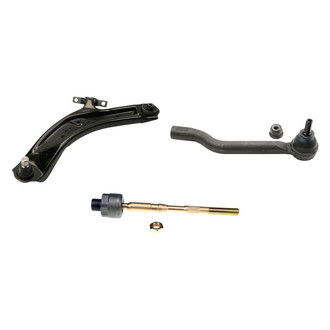MOOG® - Front Driver Side Lower Control Arm with Ball Joint and Tie Rod End Kit