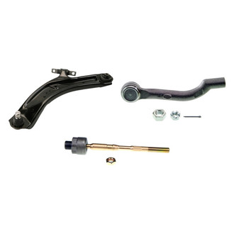 MOOG® - Front Driver Side Lower Control Arm with Ball Joint and Tie Rod End Kit