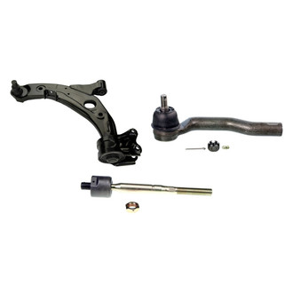 MOOG® - Front Driver Side Lower Control Arm with Ball Joint and Tie Rod End Kit