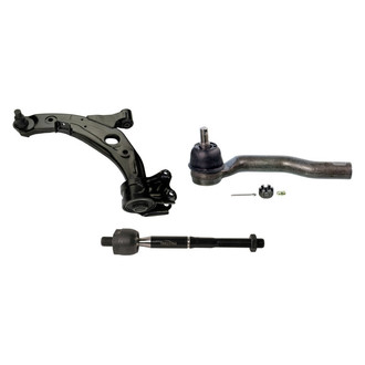 MOOG® - Front Driver Side Lower Control Arm with Ball Joint and Tie Rod End Kit
